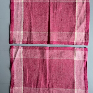 Vintage Linen Helmi Vuorelma Placemats (set of 2) | Handwoven Textile Placemats | Artisan Scandinavian Decor