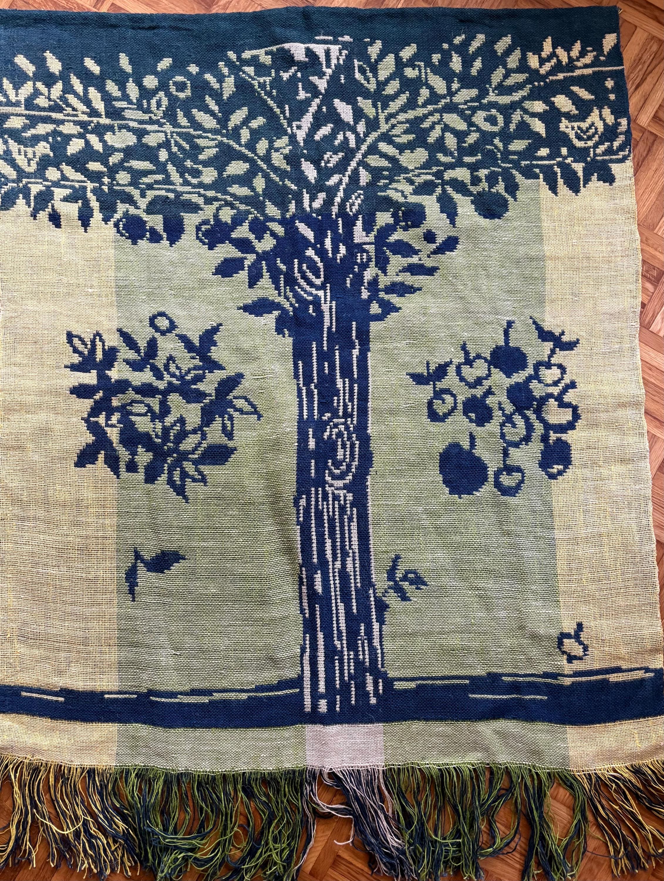 【美品】MUUMIT sarjakuvaklassikot I（フィンランド語） Vintage Handwoven Finnish Art Textile | Helmi Vuorelma, Maija