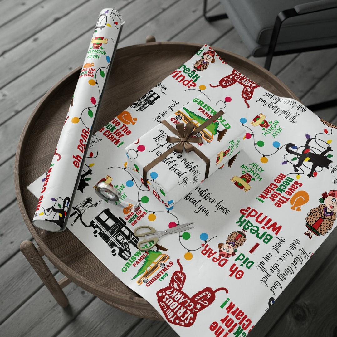 Christmas Gift Wrap, Holiday Gift Wrap, Funny Gift Wrap, Funny