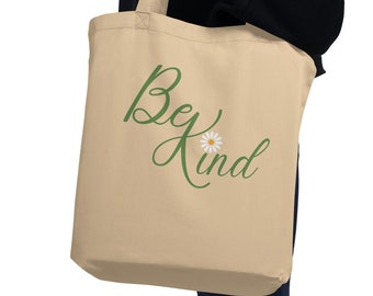 Be Kind Daisy Organic Tote Bag