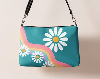 Retro Daisy Rainbow Bag