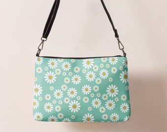 Sage Daisy Print Bag