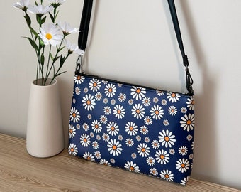 Navy Daisy Pattern Bag