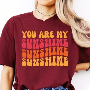 Maglietta You Are My Sunshine: regalo perfetto per insegnanti e infermiere, regalo per la festa della mamma, regalo per lei