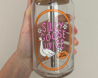 Silly Goose Juice Glass Tumbler