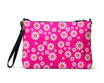 Pink Daisy Print Bag