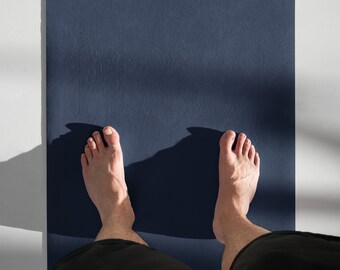 Men's Navy Yoga Mat