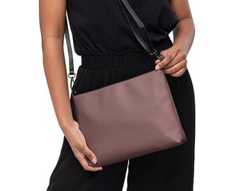 Elegant Plum Crossbody Bag
