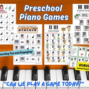 Preschool Piano Games, Music Games for Beginners, Piano Lesson Games, Preschool Piano Lessons, Beginner Piano, Piano Games for Preschool