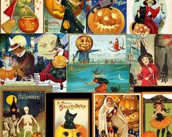 Sorcière En Céramique Bisque à Peindre – Halloween – Chaudron, Grenouille, Chauve-souris