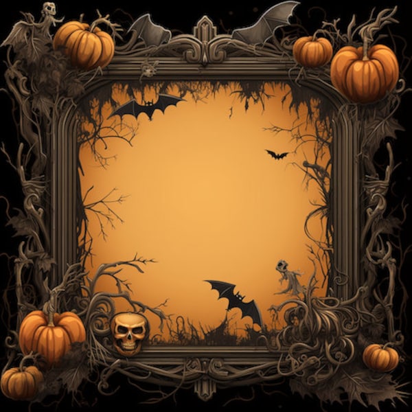 Halloween Frames - Etsy