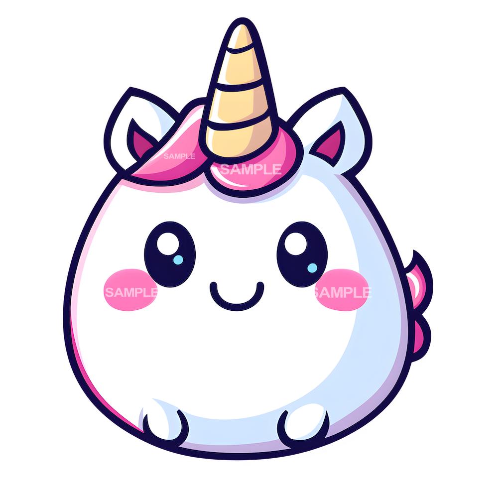 かわいいユニコーンクリップアート - かわいいユニコーンPNGデジタル