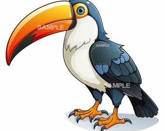 Toucan Clipart - Bird Clipart- PNG Image for personal or Commercial Use