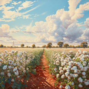 5 Water Color Farm Field Illustrations