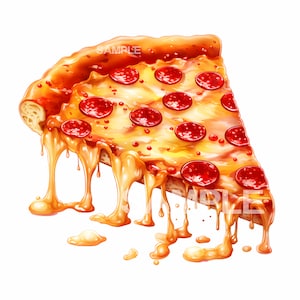 Pizza Clipart  - PNG format, commercial use approved