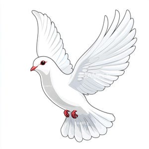 Dove Clipart - High Quality Flying Dove PNG for Commercial Use, Printable Graphics & Design Elements
