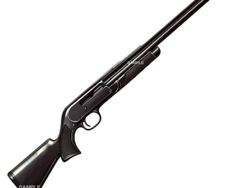 Shotgun Clipart  - PNG format, commercial use approved