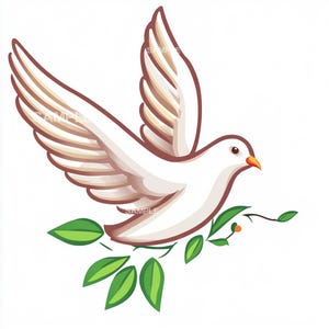 Dove Clipart - High Quality Flying Dove PNG for Commercial Use, Printable Graphics & Design Elements
