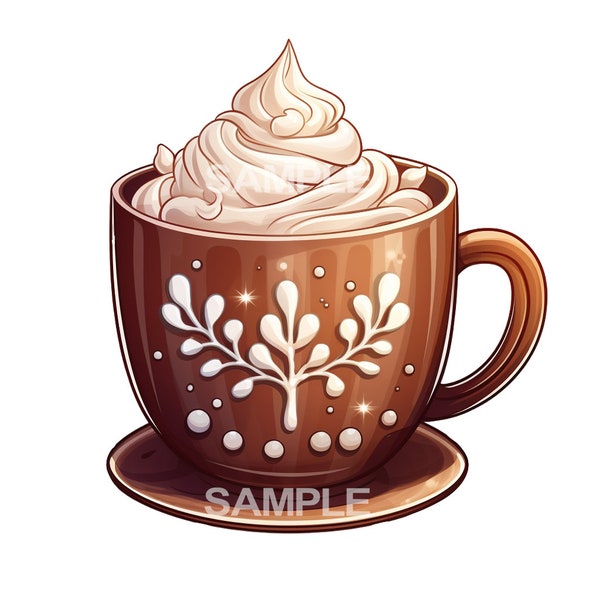 Hot Cocoa Clipart - PNG format