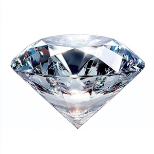 Art Diamond Clipart PNG - Sparkling Graphics for Crafts, Designs & Invitations - High-Quality Digital Download