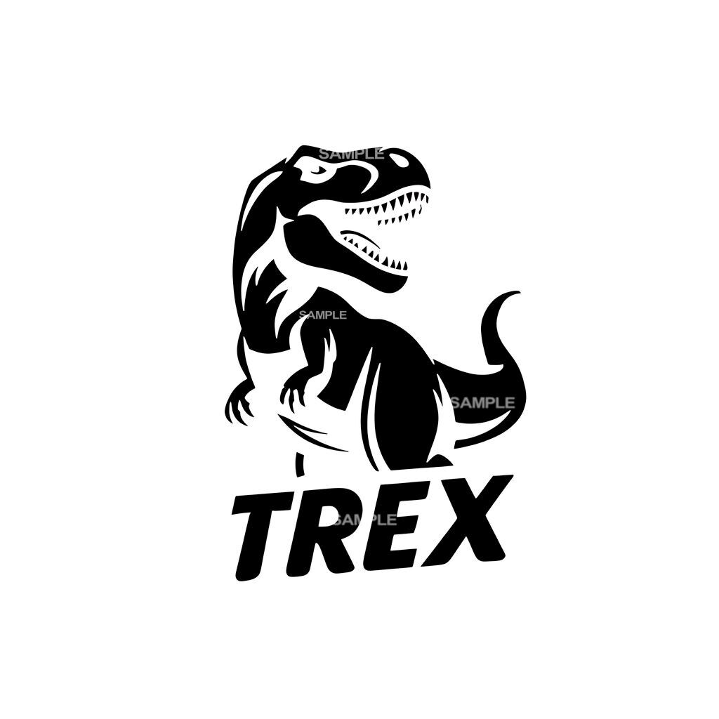 T-Rex ロゴ - 恐竜クリップアート - PNG 形式 - Etsy 日本