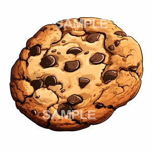 Cookie Clipart  - PNG format, commercial use approved