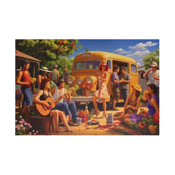 Bohemian Celebration, Available in 110, 252, 500, and 1,014 pieces, Fun Gift Idea, Harvest Rhapsody, Orchard Jubilee, Nomad's Party