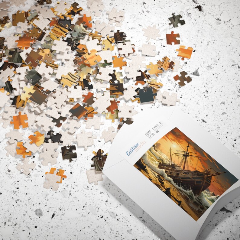 Shipwreck off the Coast, Available in 110, 252, 500, and 1,014 Pieces