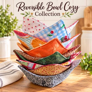 Reversible bowl cozy