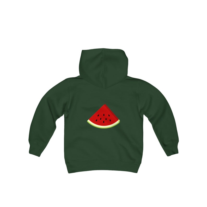 Watermelon Cotton Heavy Hoodie 80%of proceeds go to the MSFfor Palestine image 5