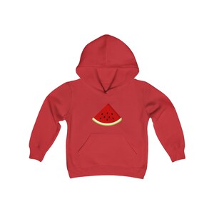 Watermelon Cotton Heavy Hoodie 80%of proceeds go to the MSFfor Palestine image 2