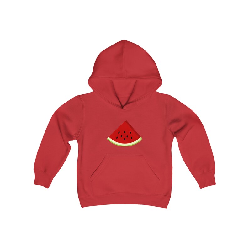 Watermelon Cotton Heavy Hoodie 80%of proceeds go to the MSFfor Palestine image 2