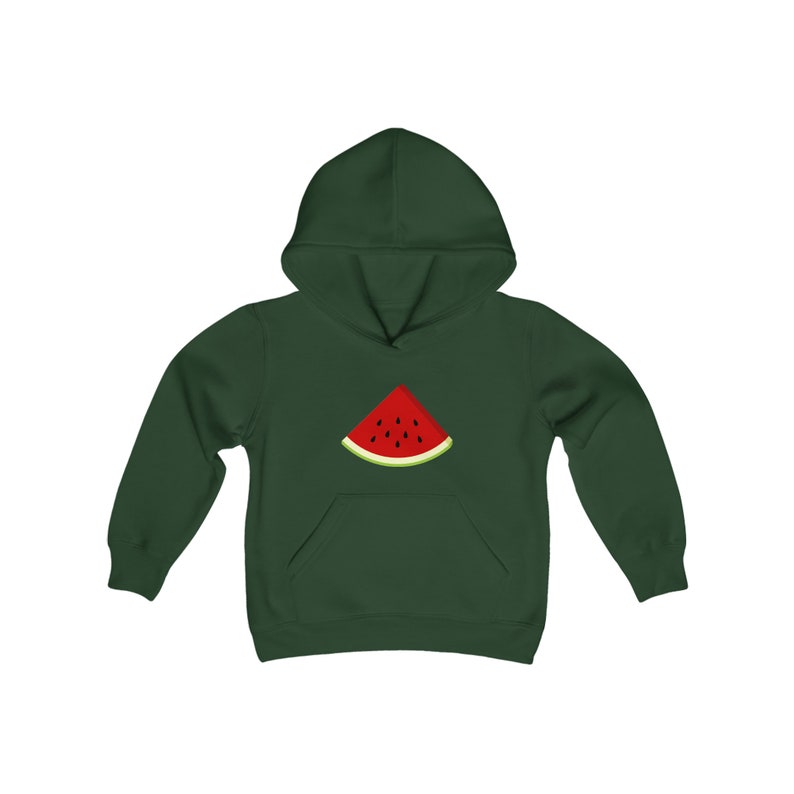 Watermelon Cotton Heavy Hoodie 80%of proceeds go to the MSFfor Palestine image 1