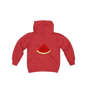 Watermelon Cotton Heavy Hoodie 80%of proceeds go to the MSFfor Palestine image 6