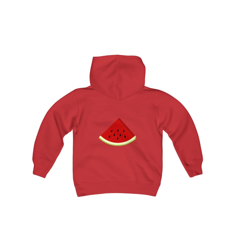 Watermelon Cotton Heavy Hoodie 80%of proceeds go to the MSFfor Palestine image 6