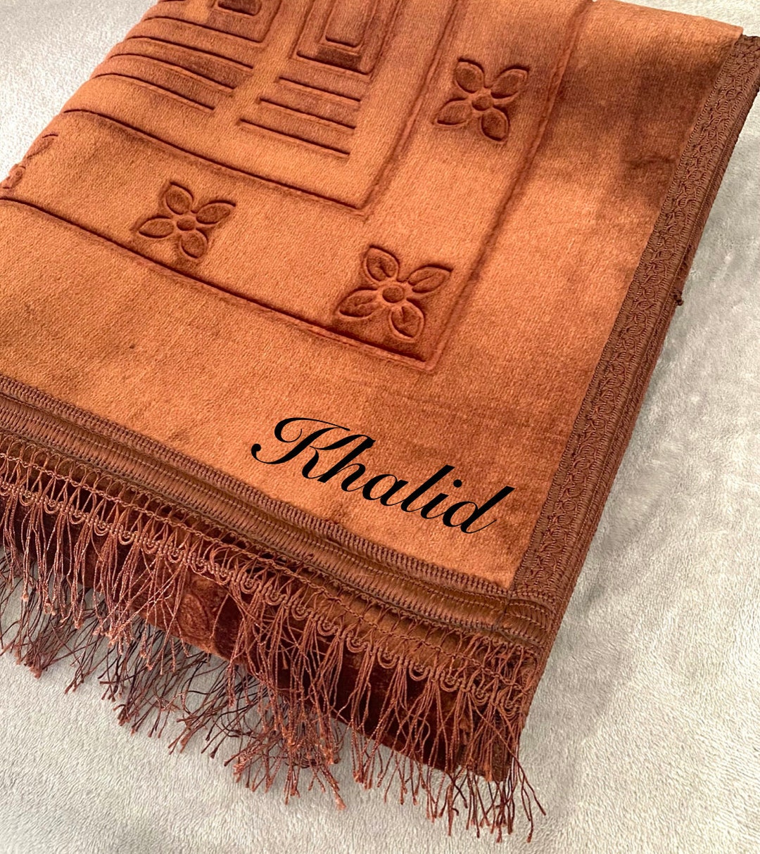Personalized Prayer Mat / Personalized Sejada With First Name Etsy