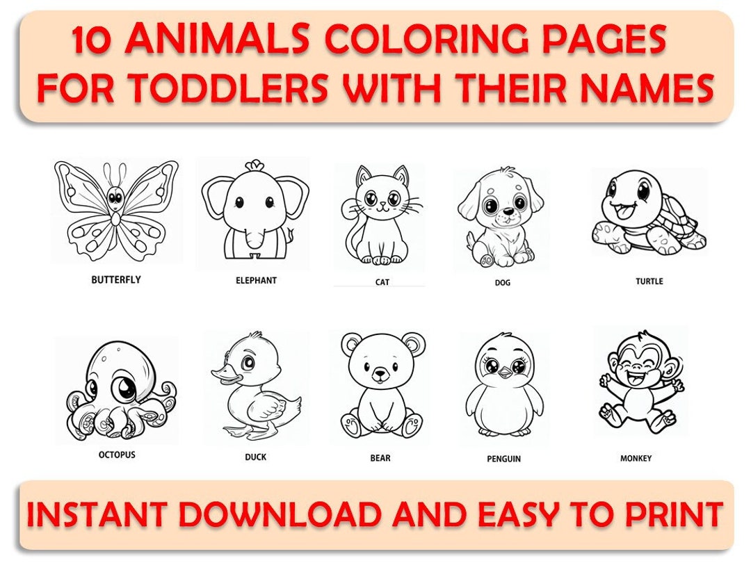 10 Animal Coloring Pages Medium for All Ages: Unleash Your Inner Artist