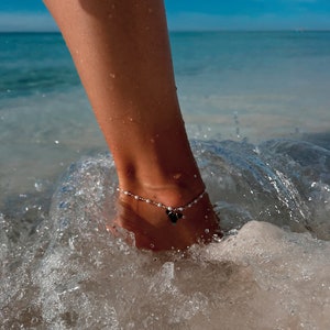 Pearl Shark Tooth Anklet