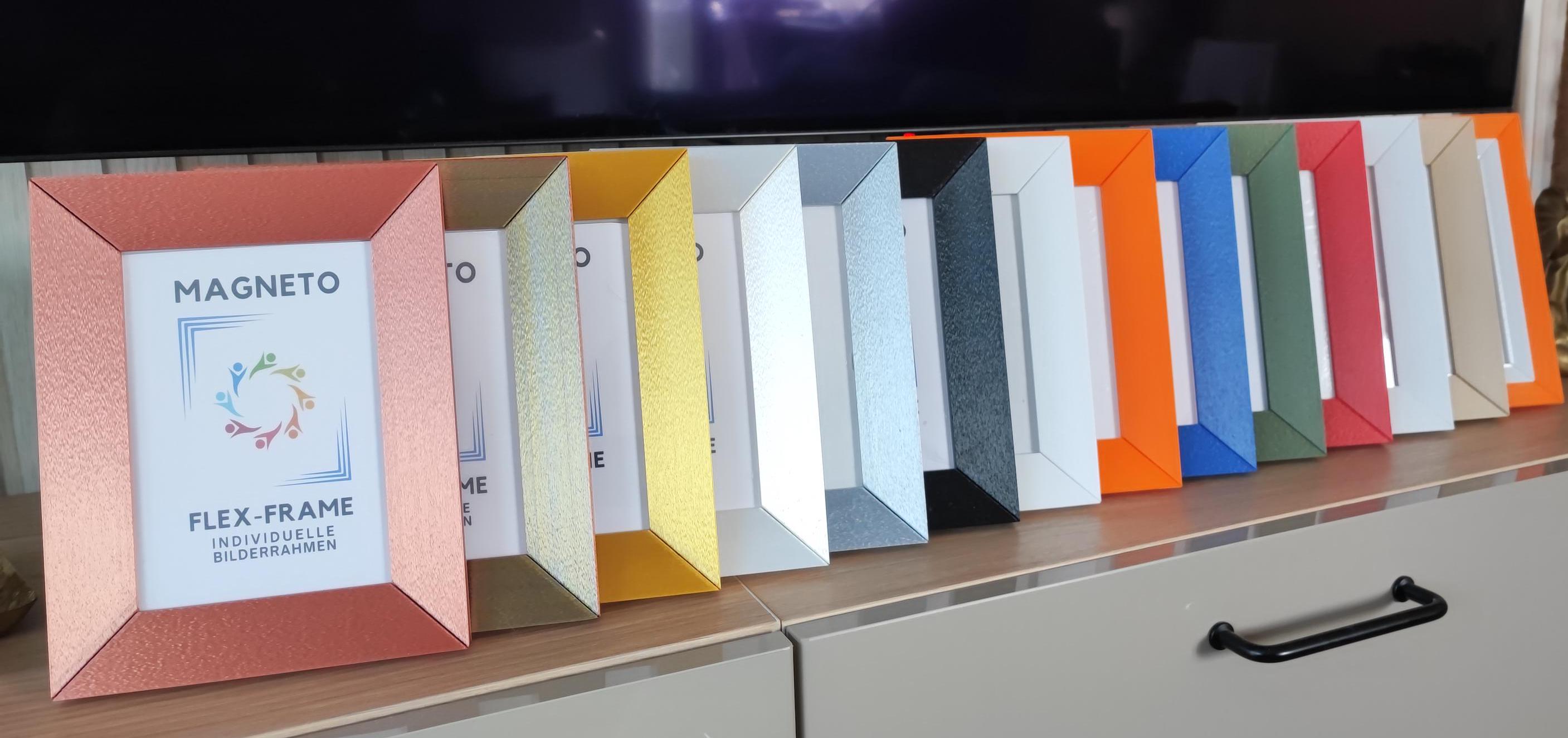 Photo Frame 1015cm Magnetic Interchangeable Frames for Standing Up ...