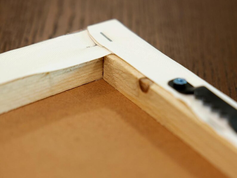 Abstract Mountain Painting Wall Art, Glacier, Lake and Forest Canvas