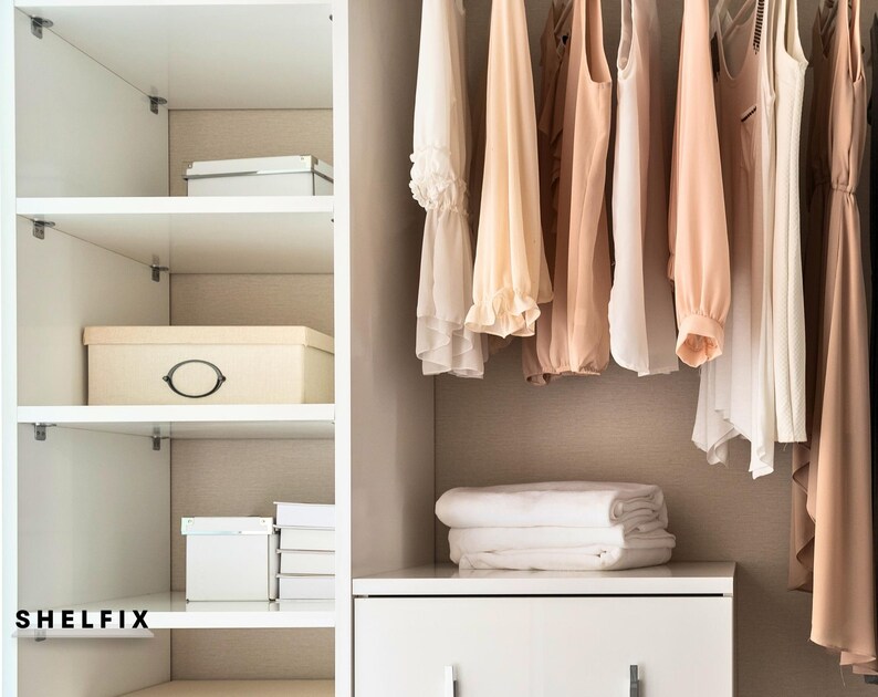 Custom Cut White Melamine Shelves - 3/4" Thick, Cabinet & Closet Replacement Shelves (Custom Size) - View #2