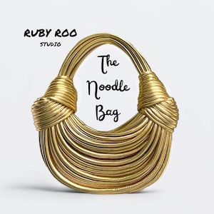 Pochette dorée pour nouilles, style créateur de luxe, petit sac de soirée, sac à main de mariage, accessoires