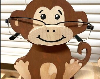 Portagafas de mono: Soporte para gafas de mesa de noche para niños