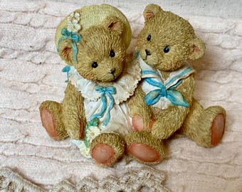 Cherished Teddies Heidi and David-special Friends Figurine