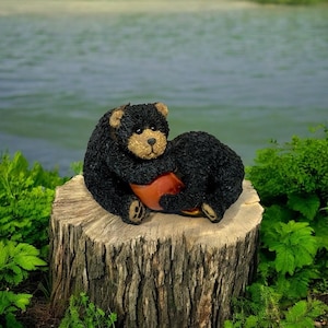 Rare Boyds Bears &quot;Dwayne and Wayne&quot; Collectible Bearstone Vintage 2004| Style 229757| Rare Retired Resin | The Bubba Bearstone Collectible