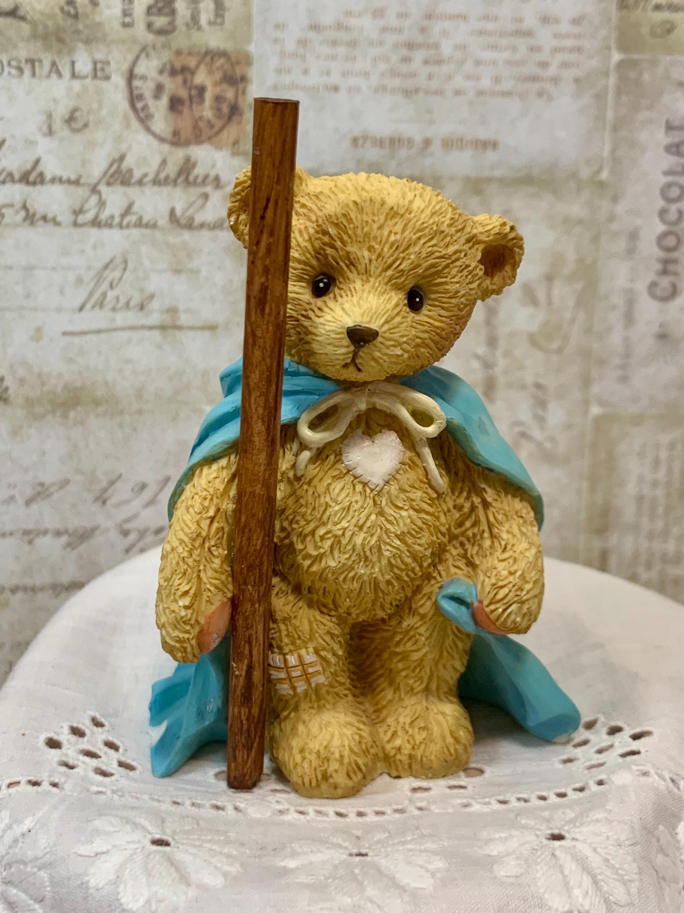 靴 uncle teddy bear  Rossendale Vintage Cherished Teddies Figurine: Josh 