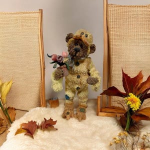 Boyds Bears &quot;Webster Grizberg Just Duckie&quot; Shoe Box Bears Collection | Resin Figure Original Box | Bears Retired Figurine Vintage 2000