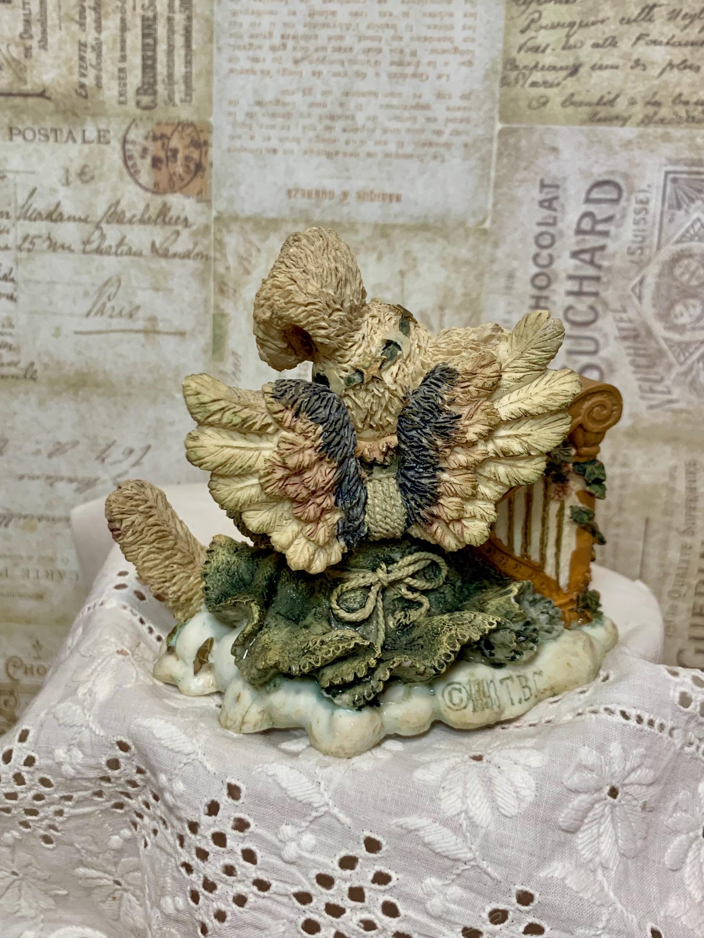 Boyds Bears Celeste Angel Rabbit Figurine: Vintage Bearstone Collection ...