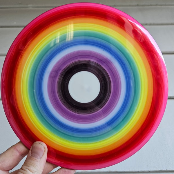 Custom Dyed Infinite Discs S-Blend Emperor - Rainbow Spin Dye (171g)