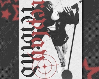NCT 127 Haechan Rockstar Poster, K-Pop Aesthetic (Digital Download)